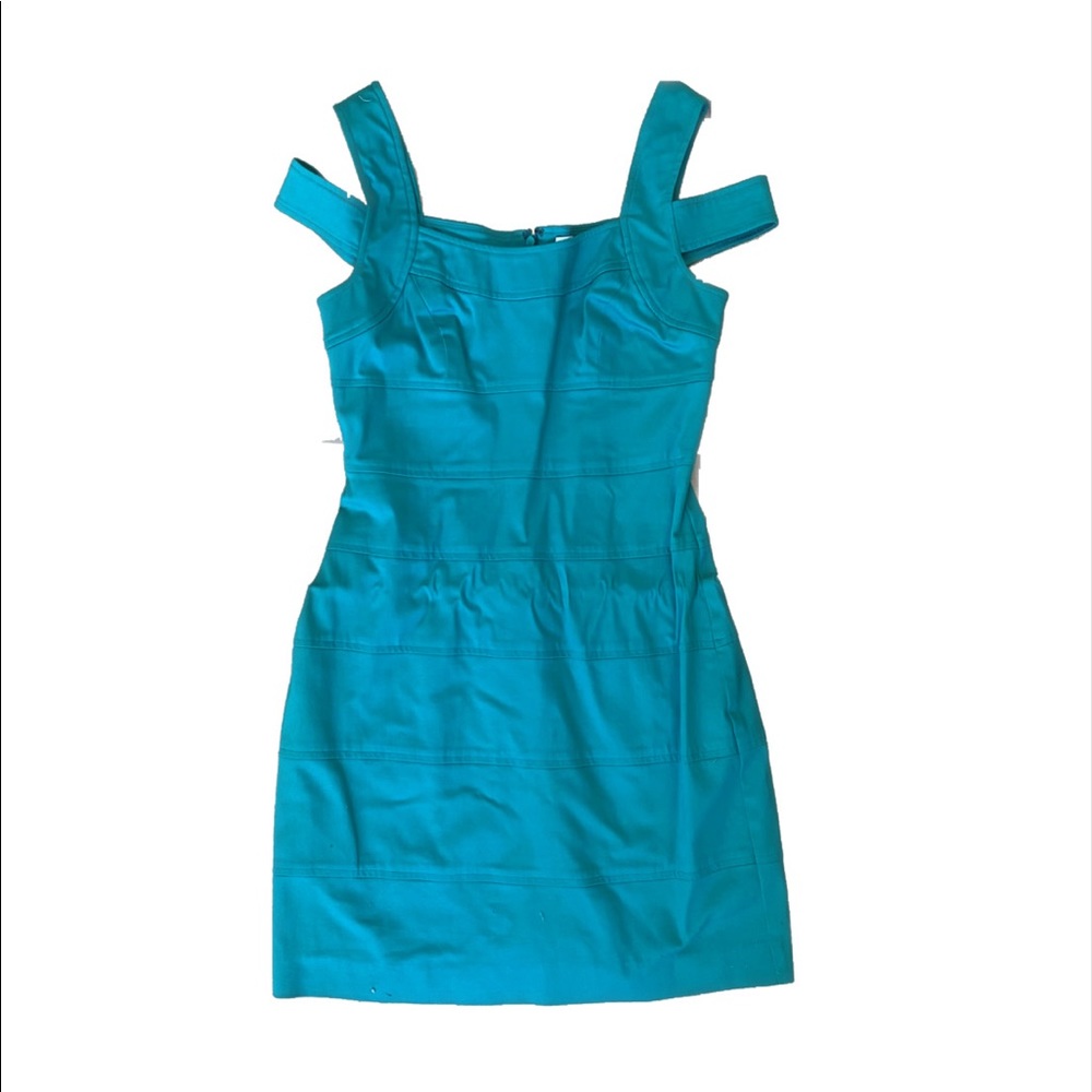 Max & Cleo Mini BodyCon Dress in Teal